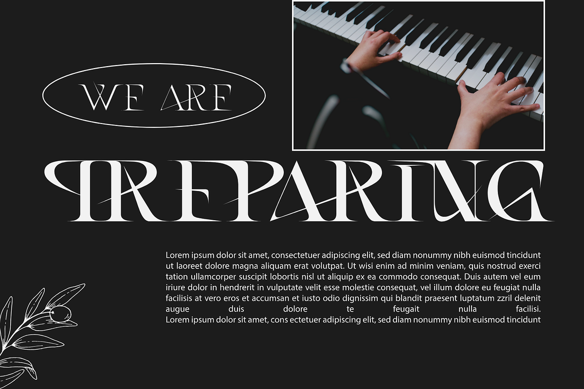 Across Corner Font, a Serif Font by 177Studio (Photo 2 of 8)