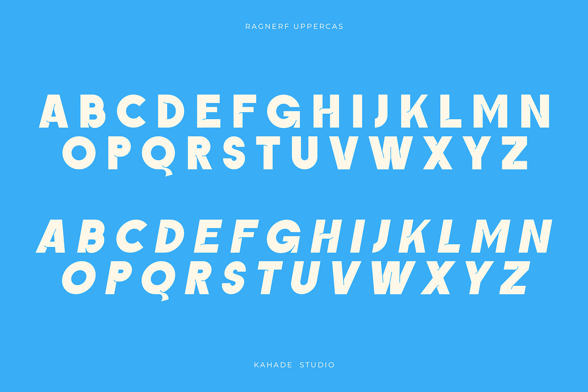 Ragnerf - Grotesk Bold Display Font, a Sans Serif Font by Kahade Studio (Photo 9 of 12)