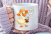 Summer Duck Sublimation Bundle, an Illustration by Libby Wishes (Thumbnail 9 of 12)