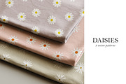 Daisy flowers, seamless patterns, a Pattern Graphic by Good Studio (Thumbnail 1 of 15)
