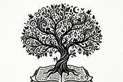 Elegant dream tree silhouette design, a Healthcare Illustration by Amazin_art (Thumbnail 7 of 49)