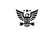 Eagle Emblem with Stars and Arrows, a Branding & Logo Template by Vectorium Studio (Thumbnail 2 of 2)
