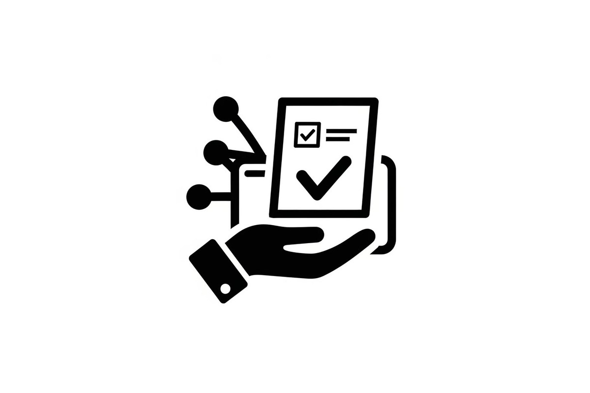 Digital Approval Checklist Icon, a Graphic by hafijul (Photo 4 of 15)