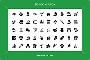 Alternative medicine icons, an Outline Icon by Wencory