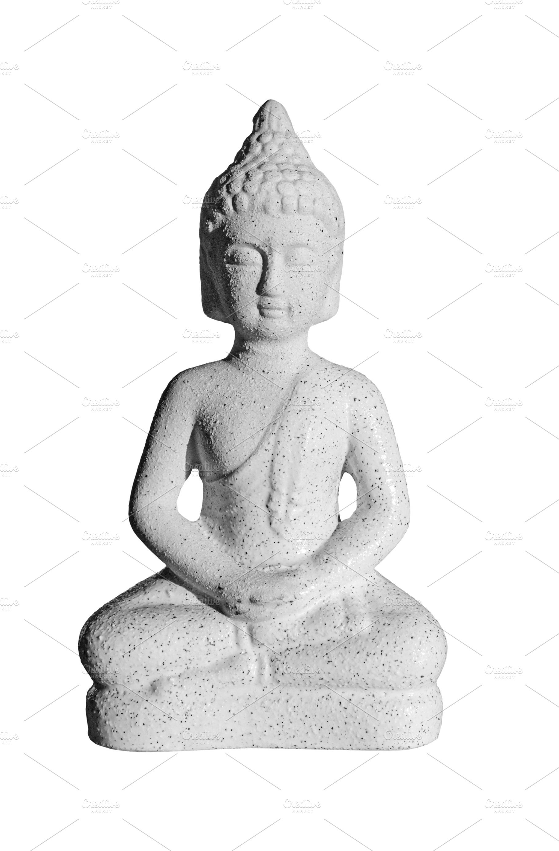 Statue of Buddha god isolated, a Person Photo by BOOCYS