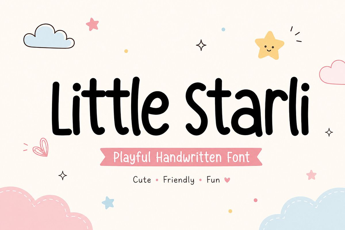 Little Starli, a Handwritten Font by Wow Magic (Photo 1 of 5)