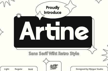 Artine - Retro Sans Serif