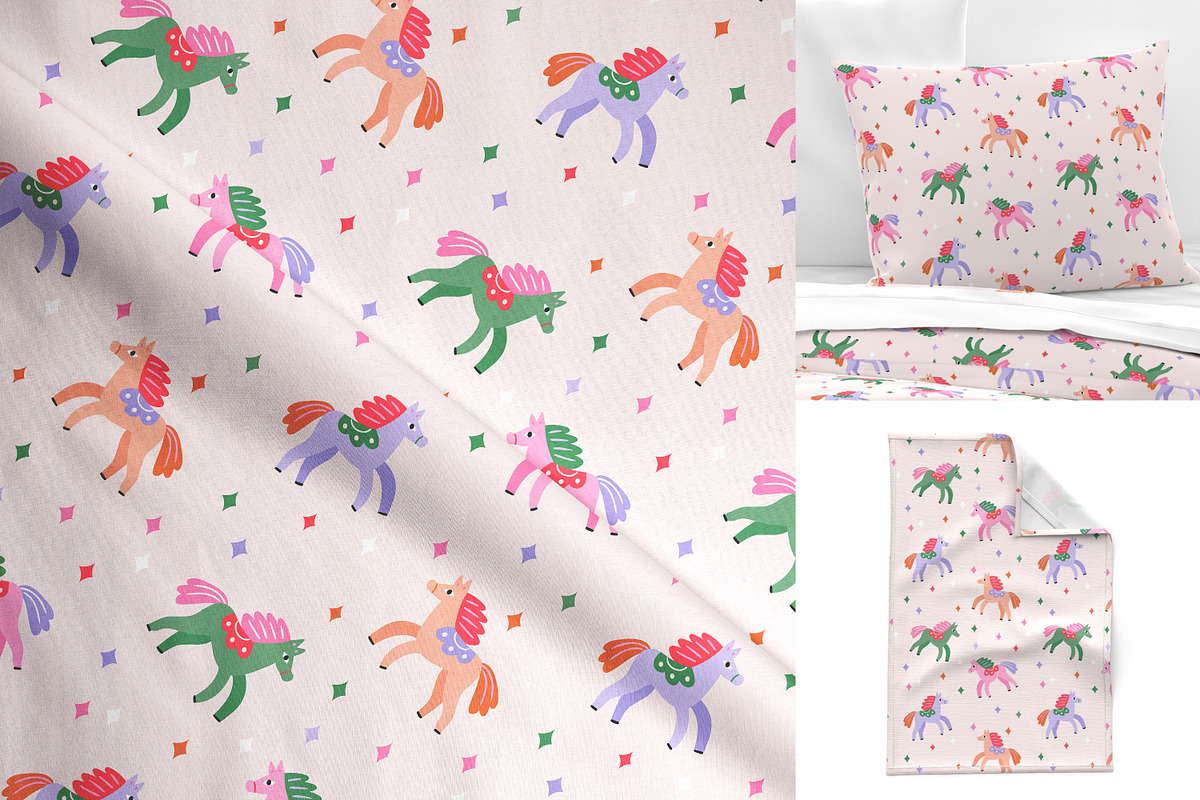 Christmas stars seamless patterns, a Pattern Graphic by Alenkakarabanova (Photo 4 of 5)