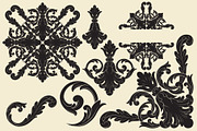 Vintage Ornaments Baroque Border, a Decorative Illustration by Samira (Thumbnail 4 of 6)