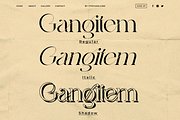 Gangitem - Serif Font, a Serif Font by 177Studio (Thumbnail 6 of 8)