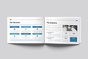 Annual Report Template Landscape, a Brochure Template by DesignCrest (Thumbnail 6 of 13)