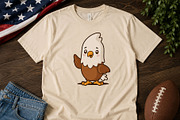Cute Kawaii Cartoon Bald Eagle, an Animal Illustration by Vector Kitchen by Zoljo (Thumbnail 2 of 3)