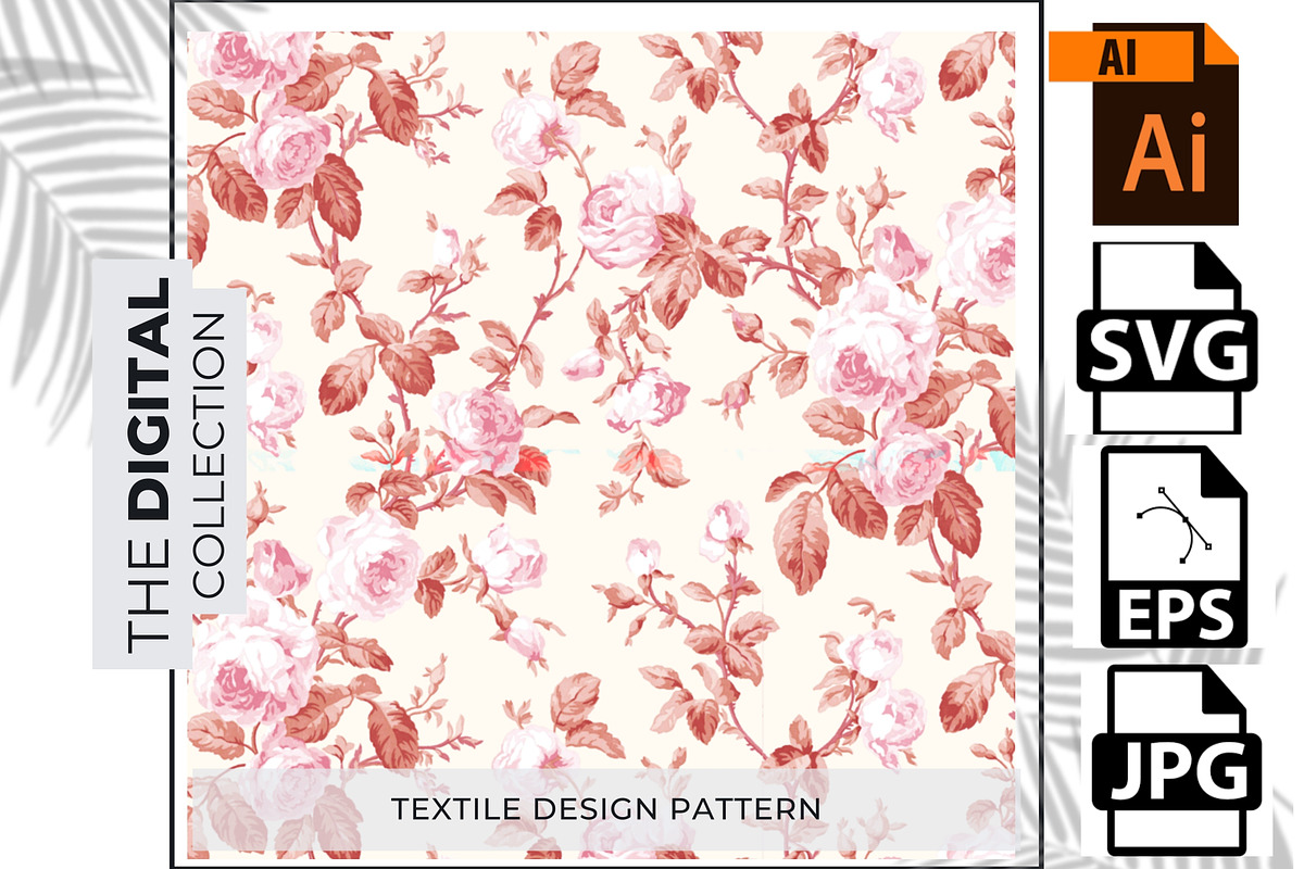 Geometric flower pattern, silk scarf, a Decorative Illustration by pixel stock ( pattern ) (Photo 1 of 3)