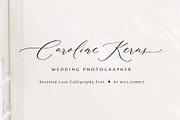 Besotted  Wedding Calligraphy Font, a Script Font by Mila Garret (Thumbnail 3 of 14)