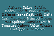 Blackest - 8 fonts, a Serif Font by Zetafonts (Thumbnail 10 of 14)
