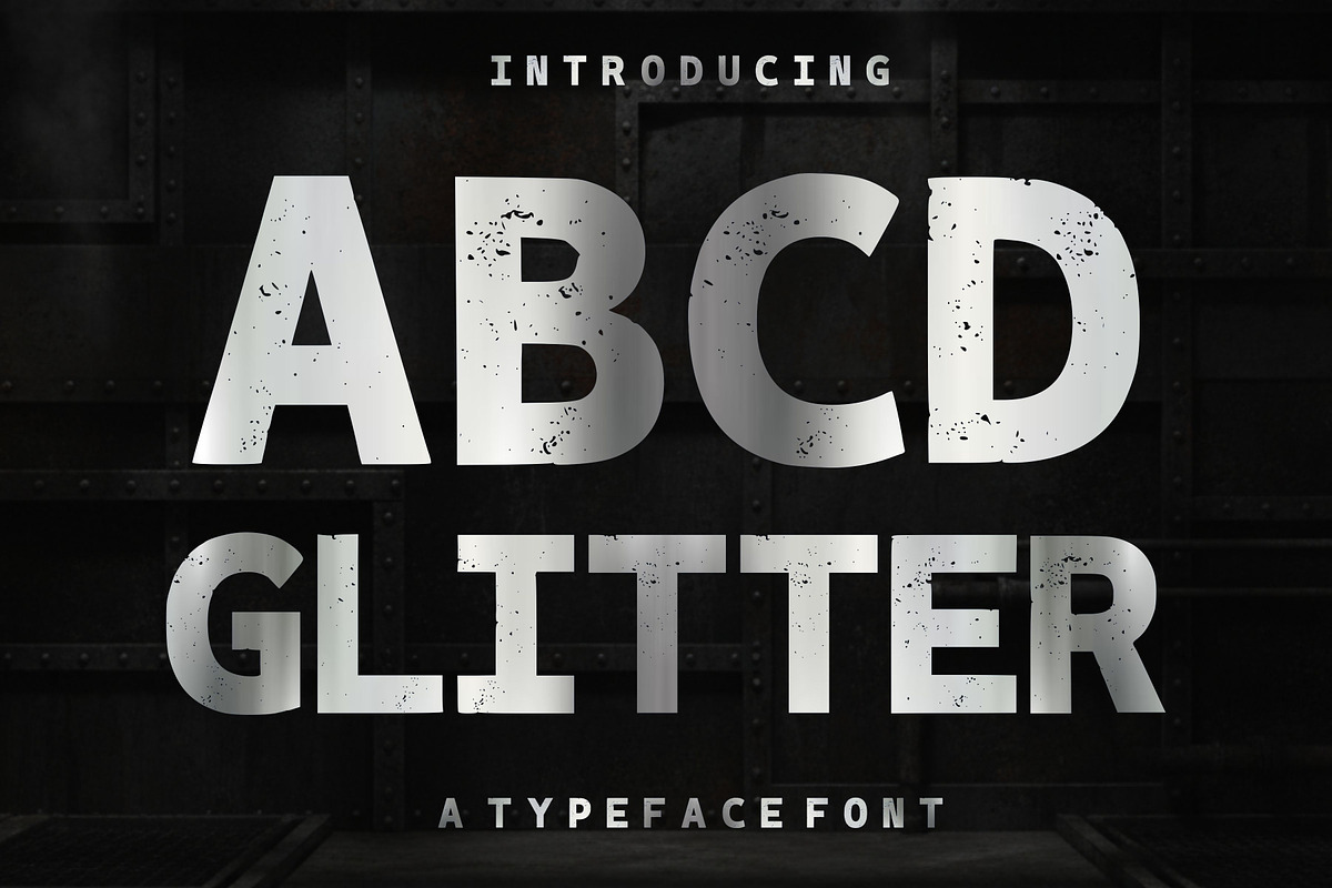 Glitter Steel, a Font by Limited.studio (Photo 2 of 7)