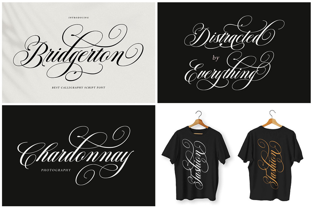 The Modern Calligraphy Font Bundle, a Script Font by Has_rizal (Photo 7 of 28)