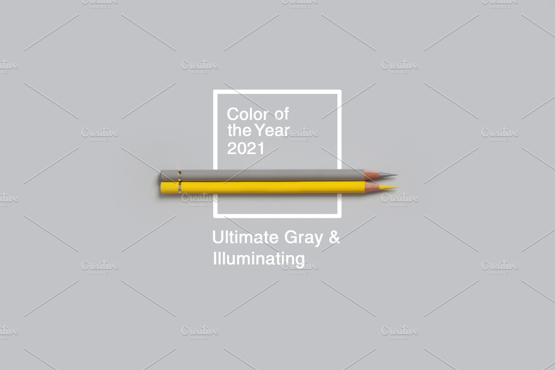Colors of the year 2021 Ultimate Gray and Illuminating backgroun, a Background Photo by Natalia Kostikova