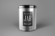 Round Metallic Jar Mockup, a Cups & Container Mockup by Medialoot (Thumbnail 3 of 5)