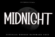 Midnight, a Sans Serif Font by InermediaSTUDIO (Thumbnail 1 of 7)