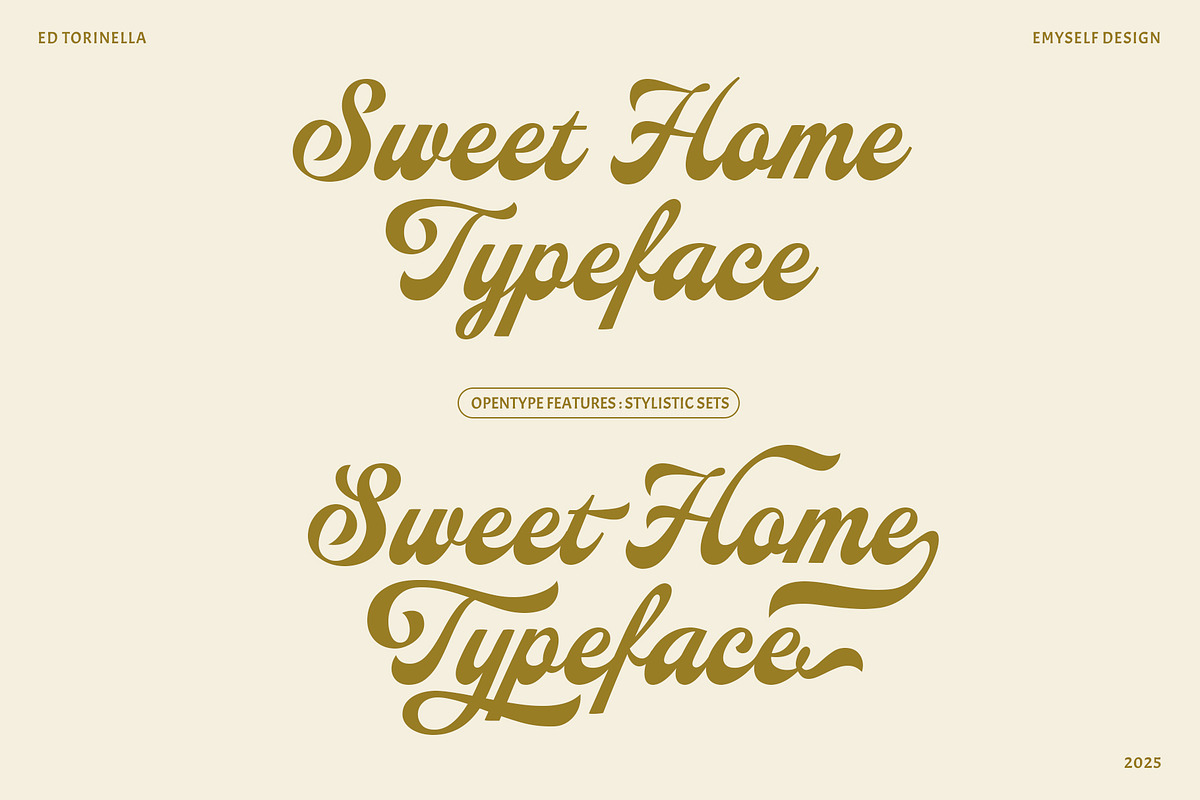 ED Torinella - Vintage Script Font, a Script Font by Emyself Design (Photo 4 of 10)