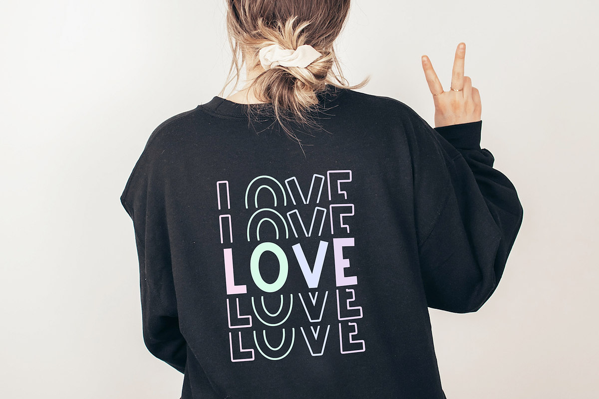 Rainbow | Stacked Font preview 6