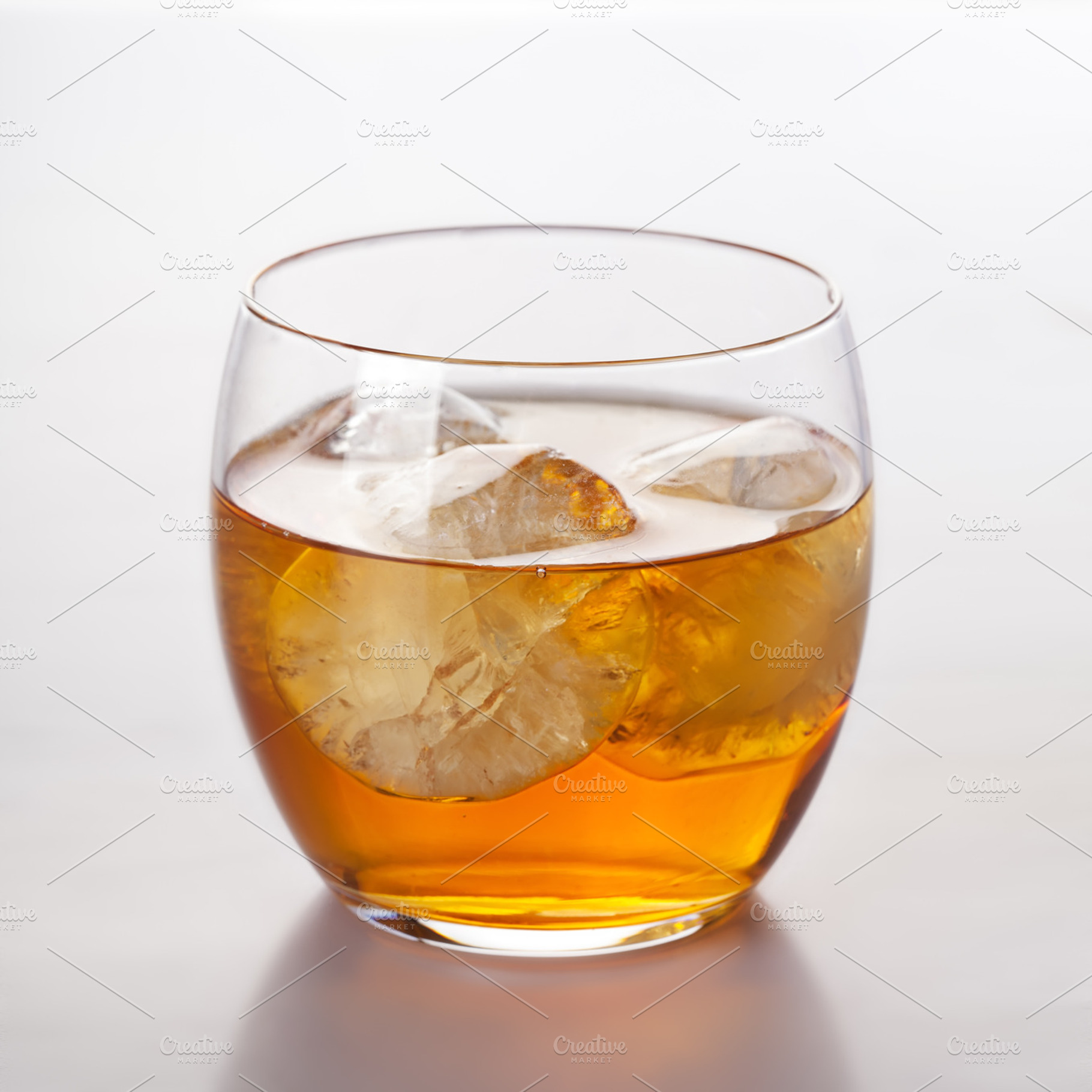 Scotch Whiskey Drink In Glass
