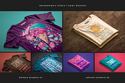 Studio T-Shirt Mockups, a Shirt Mockup by Indieground Design Inc. (Thumbnail 5 of 6)