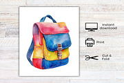 Watercolor Teaching Material Clipart, an Illustration by Canvas Craft (Thumbnail 7 of 7)
