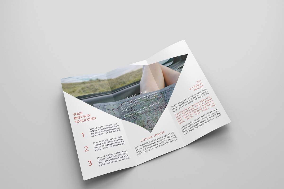 Travel Tri-fold Brochures, a Brochure Template by UNIK Agency (Photo 3 of 13)