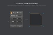 Shape Rounder - Path Editing Kit, a Plug-in Add-On by h3design (Thumbnail 6 of 10)