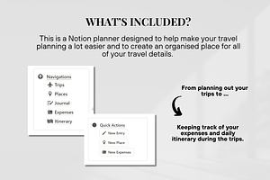 Notion Travel Planner