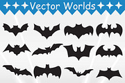 Halloween Bats Svg, Bat, Bats Svg, an Object Graphic by VectorWorlds (Thumbnail 2 of 3)