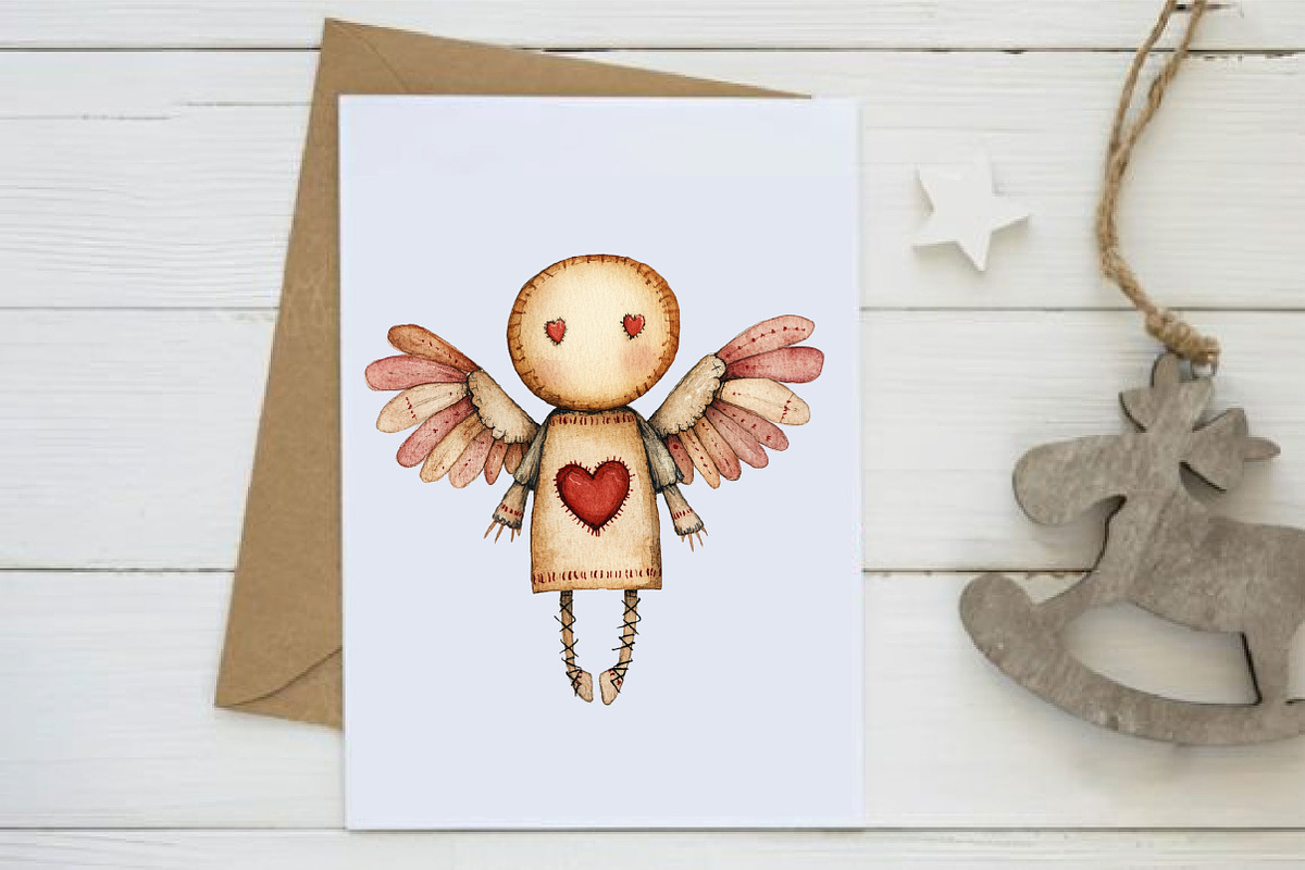 Valentine Voodoo Doll Clipart, an Illustration by Design Market (Photo 5 of 5)