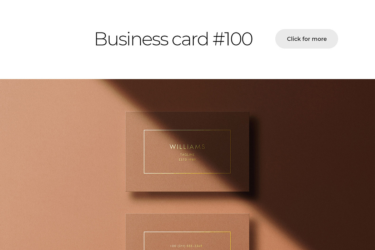 Business Card Mockup Template Bundle, a Business Card Template by PrintPixel (Photo 5 of 104)