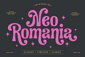 Neo Romania - Decoratif Serif Font