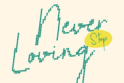 CS Galysia Disco, a Script Font by Craft Supply Co. (Thumbnail 5 of 8)