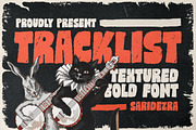 Tracklist - Rough Bold Font, a Sans Serif Font by Sarid Ezra (Thumbnail 11 of 11)