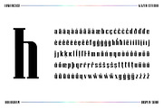 HOLOGRAM - Display Font, a Serif Font by KAZER STUDIO (Thumbnail 7 of 11)
