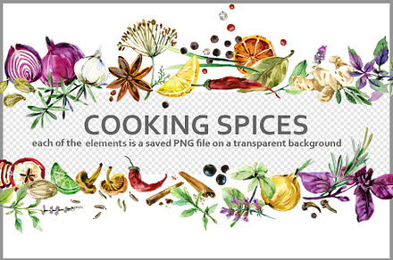 Cooking Herbs & Spices PNG