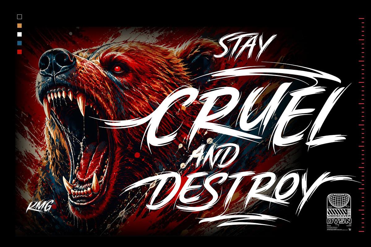 Brutally Ursa Typeface, a Script Font by alit design (Photo 18 of 20)