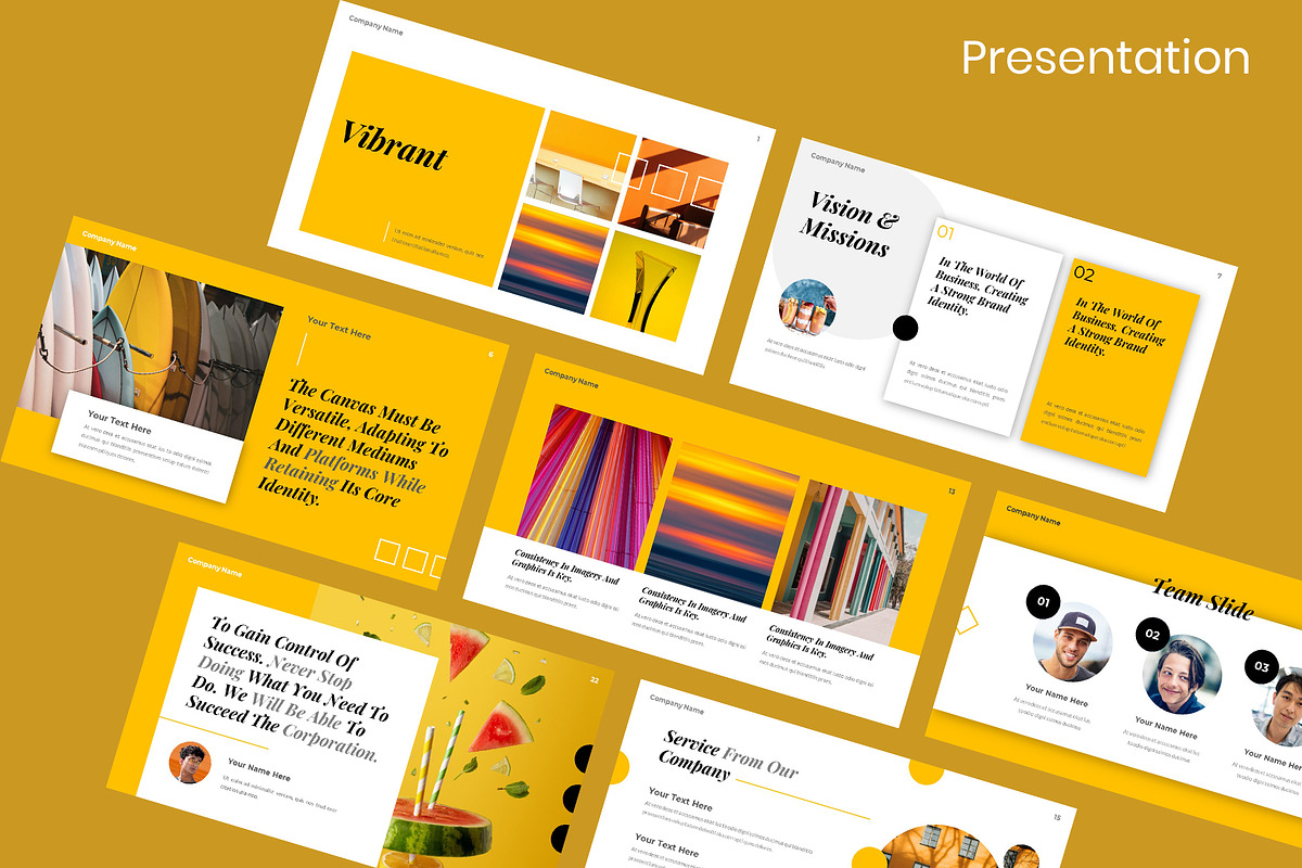 Vibrant Creative Business Keynote, a Presentation Template by Robs Daily Design (Photo 8 of 9)
