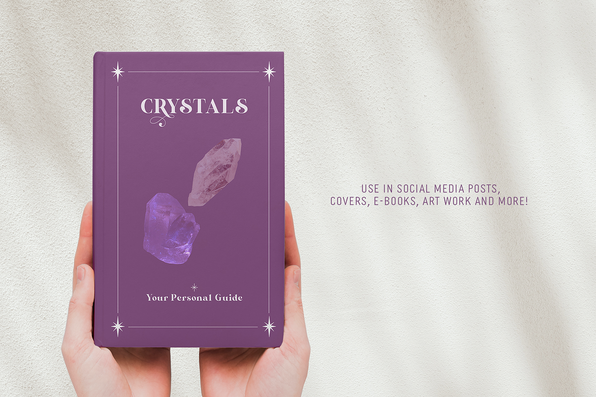 40 Crystals and Minerals in PNG, an Object Graphic by designerbianca (Photo 5 of 7)