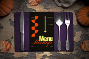 Halloween Food Menu Mockup, a Product Mockup by graphicook (Thumbnail 2 of 4)