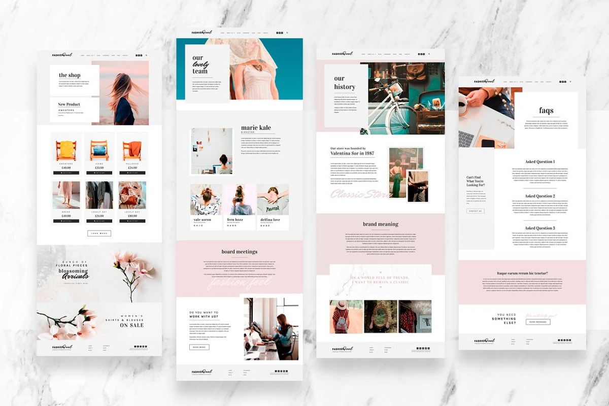 Fashion Feel Elementor Template Kit, an UI Kit Template by Touringxx Creative Studio (Photo 3 of 5)