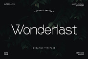 Wonderlast – Creative Display Sans, a Sans Serif Font by Artiveko (Thumbnail 1 of 7)