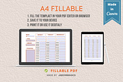 Weekly Planner Template, Canva, a Templates & Theme by Jaboor Magics (Thumbnail 4 of 5)