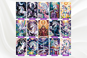 Unicorn Tarot Cards Deck, an Object Illustration by Mugio (Thumbnail 2 of 6)