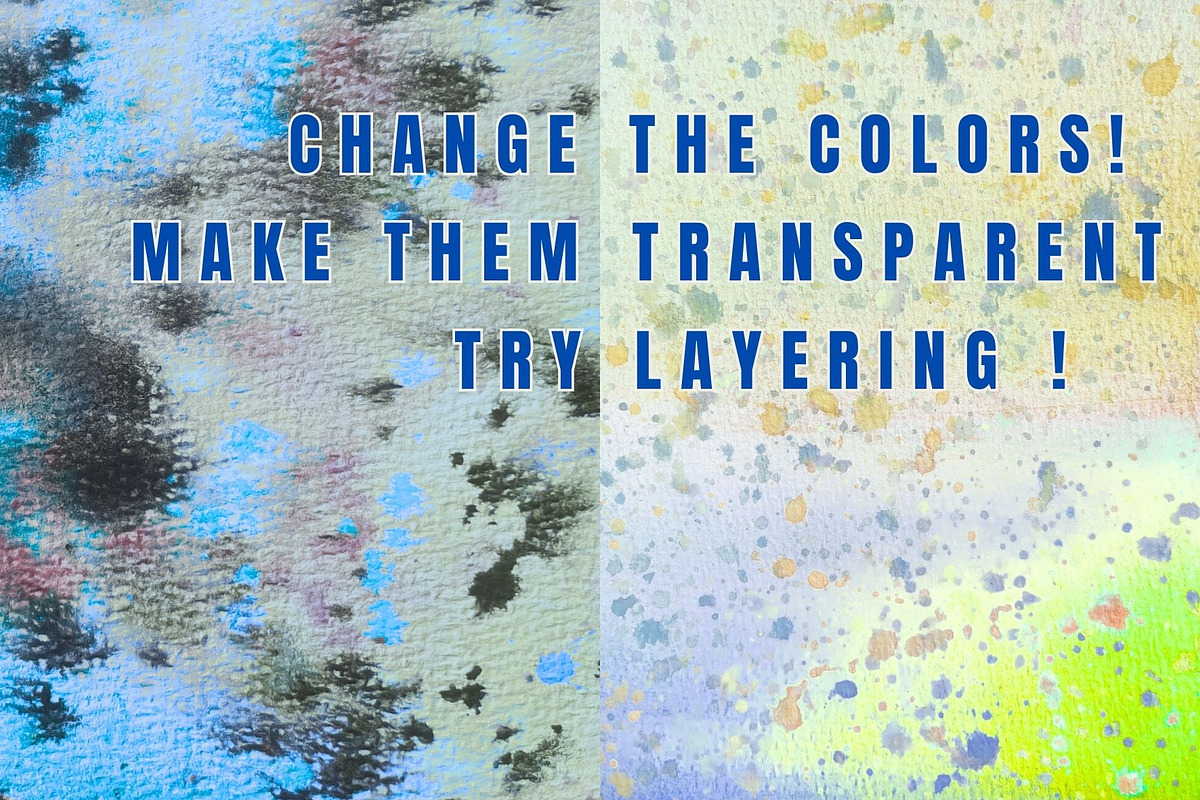 Watercolor Splatter Backgrounds, a Background Graphic by Eryn Rose Design (Photo 2 of 19)