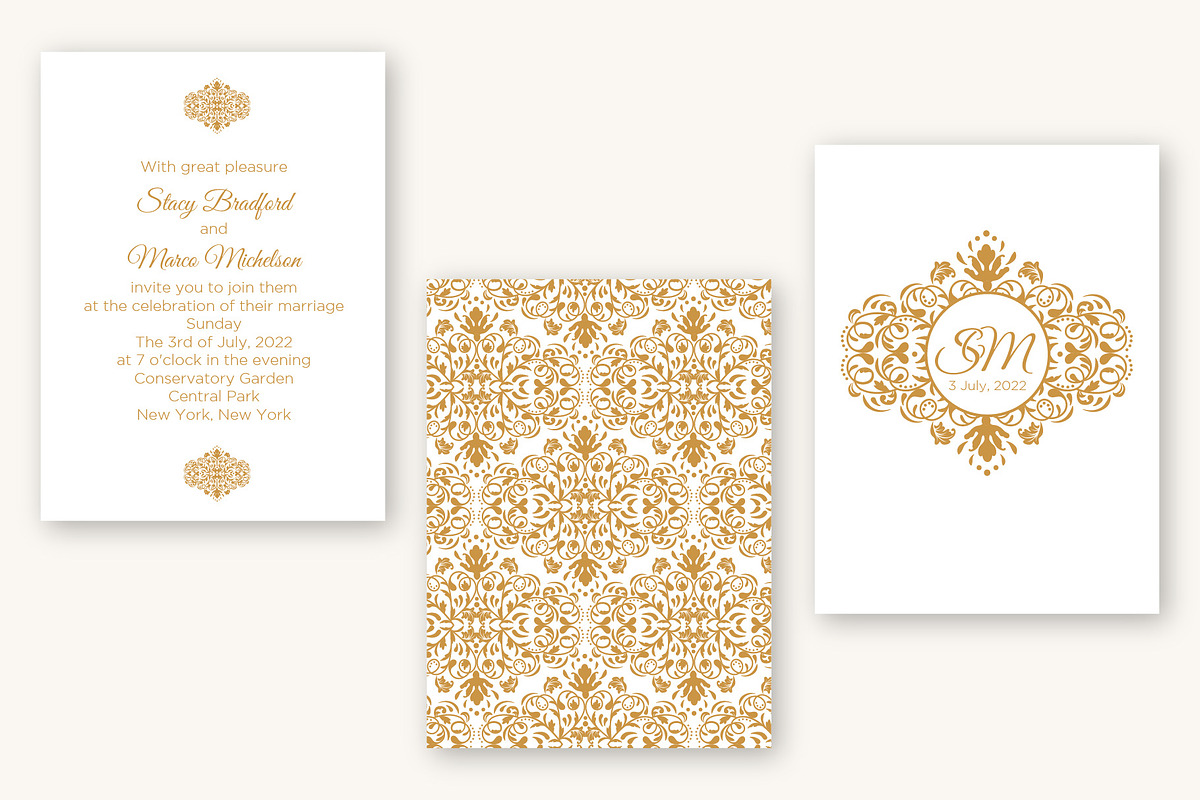 30 Damask  pattern frames 02, an Illustration by Bloom21Art (Photo 3 of 7)